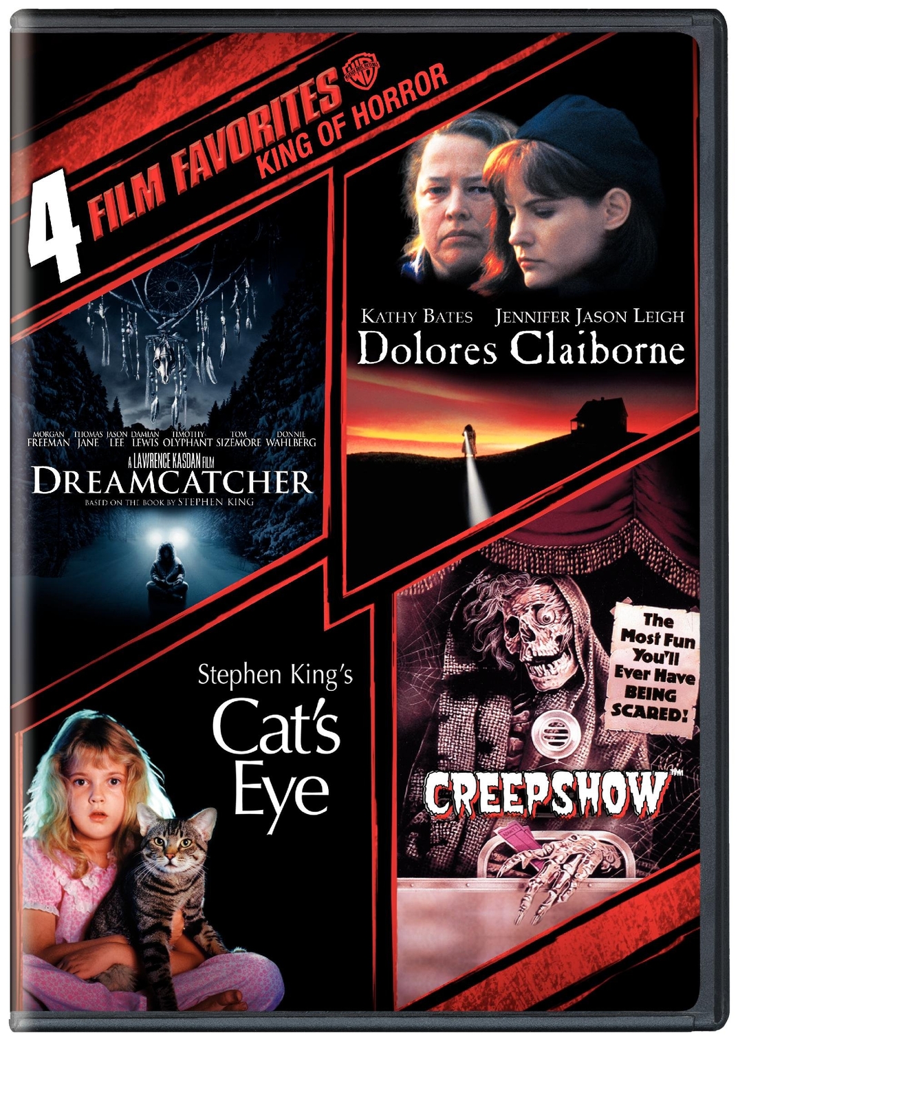 4 Film Favorites: Stephen King (Creepshow, Dolores Claiborne, Dreamcatcher (DVD)