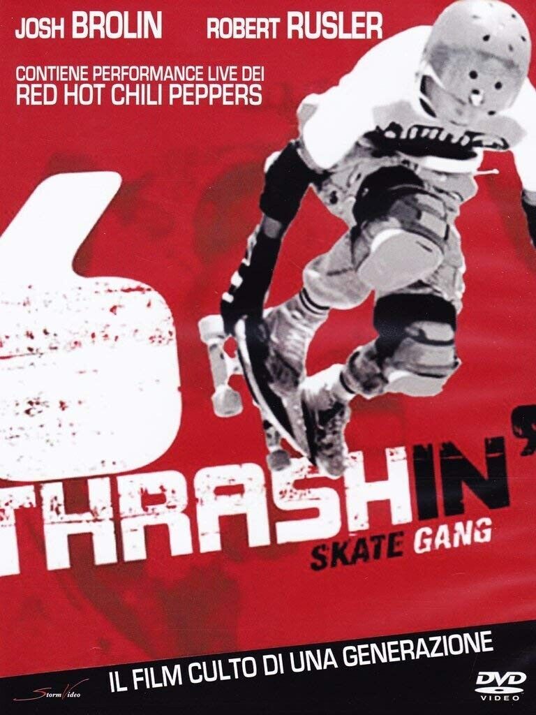 Dvd THRASHIN SKATE GANG Red Hot Chili Peppers Josh Brolin nuovo sigillato 1986
