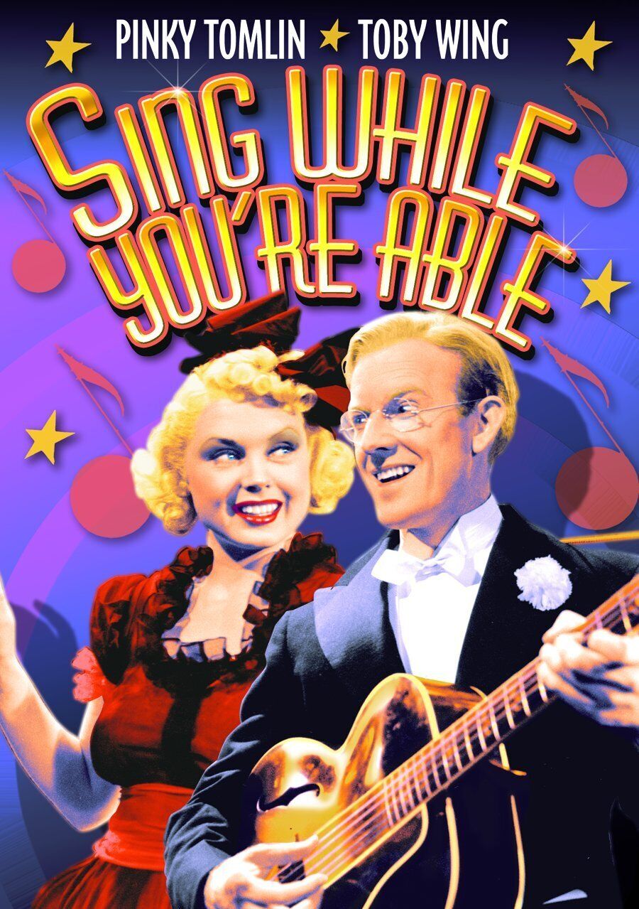Sing While You're Able (DVD) Pinky Tomlin Suzanne Kaaren Toby Wing Bert Roach