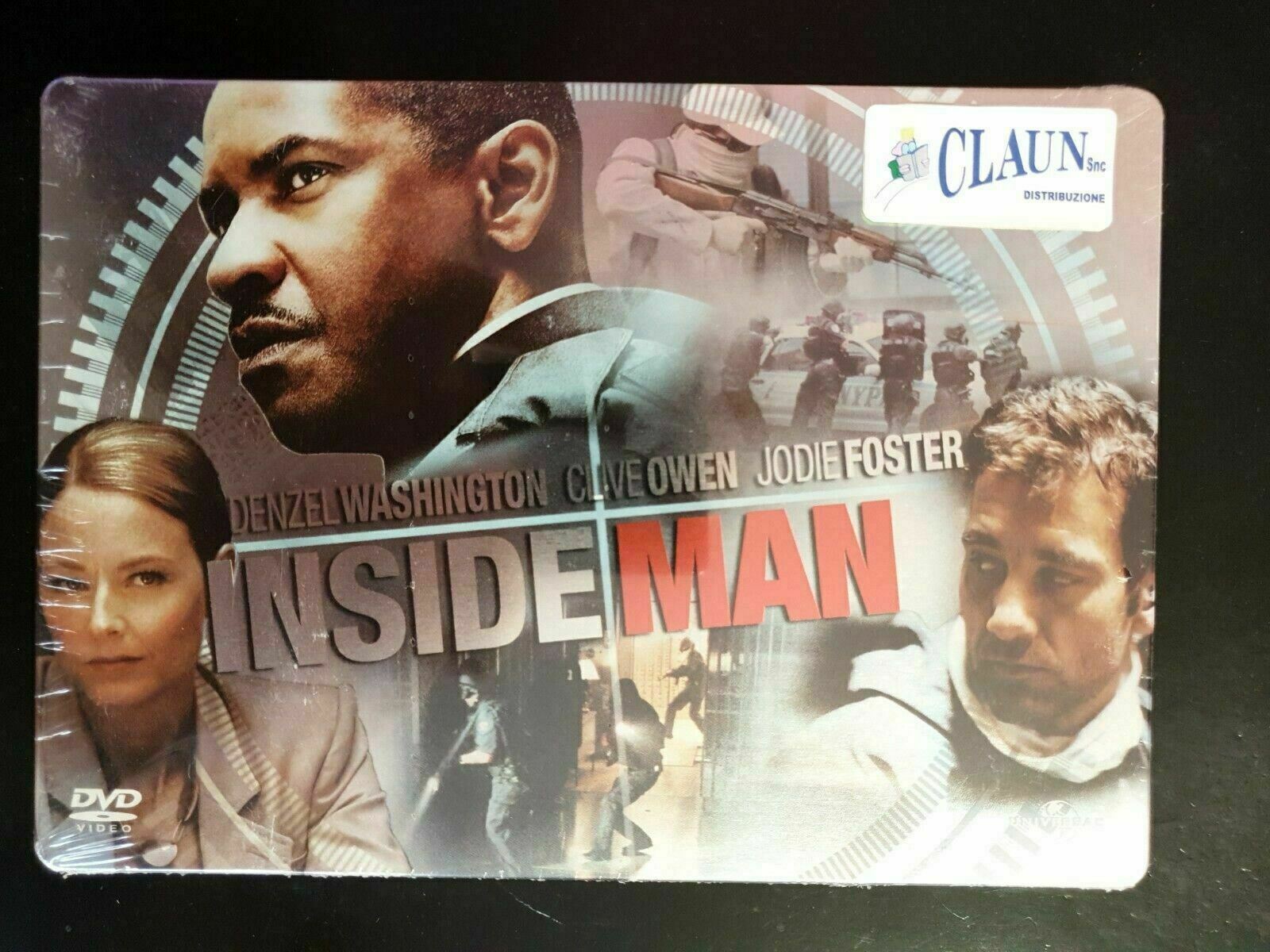 Inside Man-Denzel Washington  DVD Nuovo Cofanetto Metallo