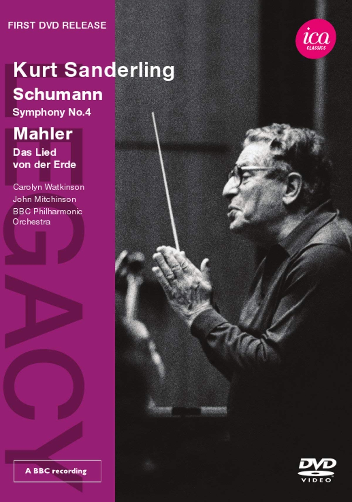 Gustav Mahler - Lied von der Erde, Schumann - Symphony No. 4 (DVD)