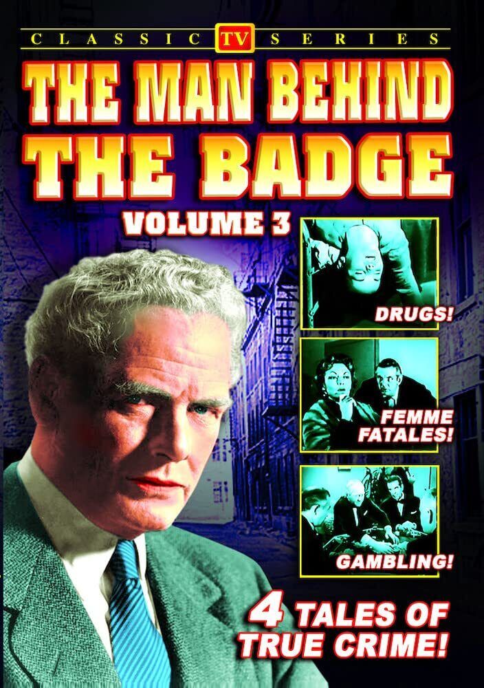 Man Behind The Badge - Volume 3 (DVD) Denver Pyle Gregory Walcott Linda Stirling
