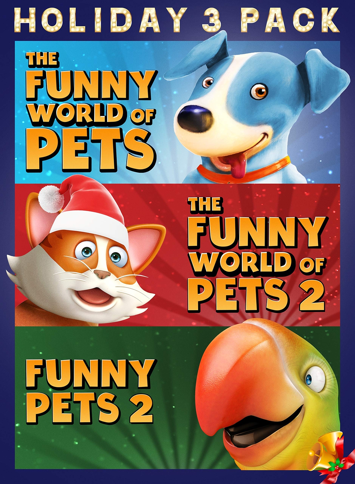 Funny Pets: Holiday 3-pack (DVD) Carmen Piroli Thomas Freely Simon Hill