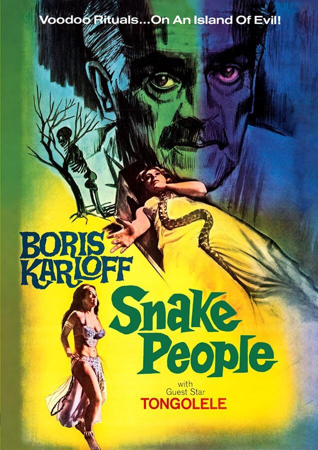 Snake People (DVD) Boris Karloff Julissa Carlos East Rafael Bertrand Tongolele