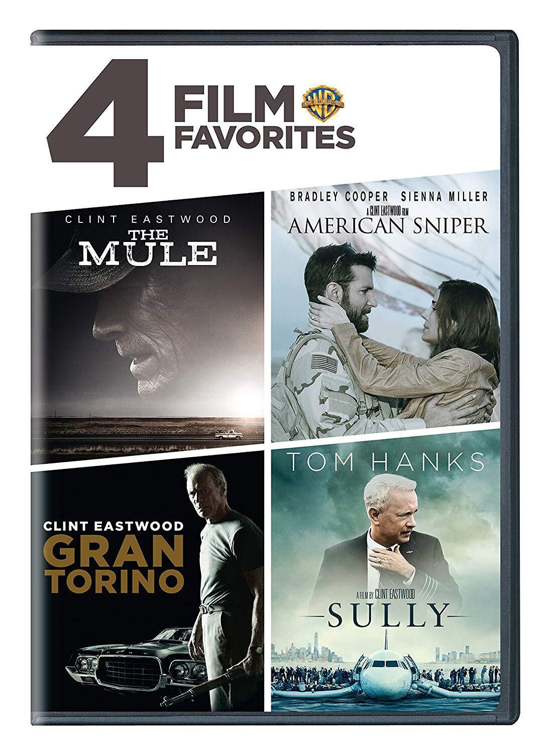 4FF: TheMule/GranTorino/AmericanSniper/Sully (DVD) Various
