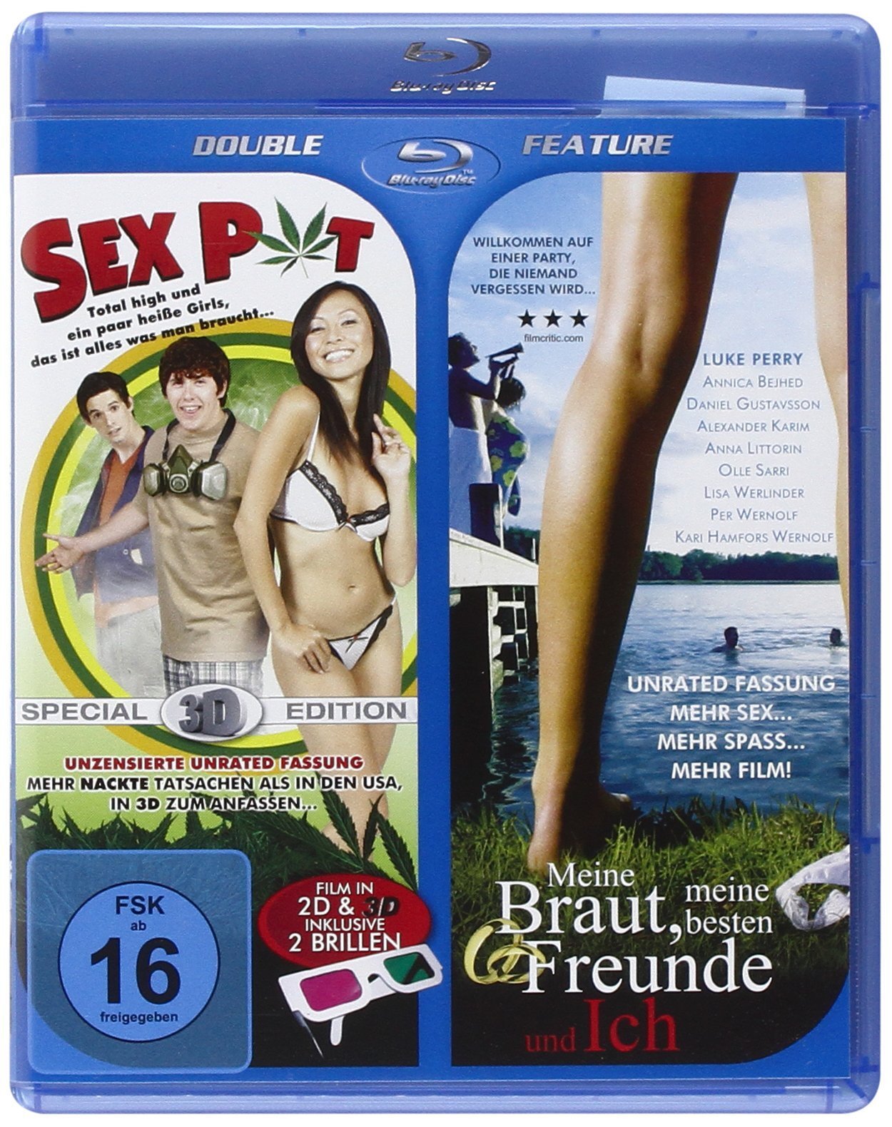 Doppel Blu-ray: Sex Pot 3D & Meine Braut, meine besten Freunde... (Blu-ray)