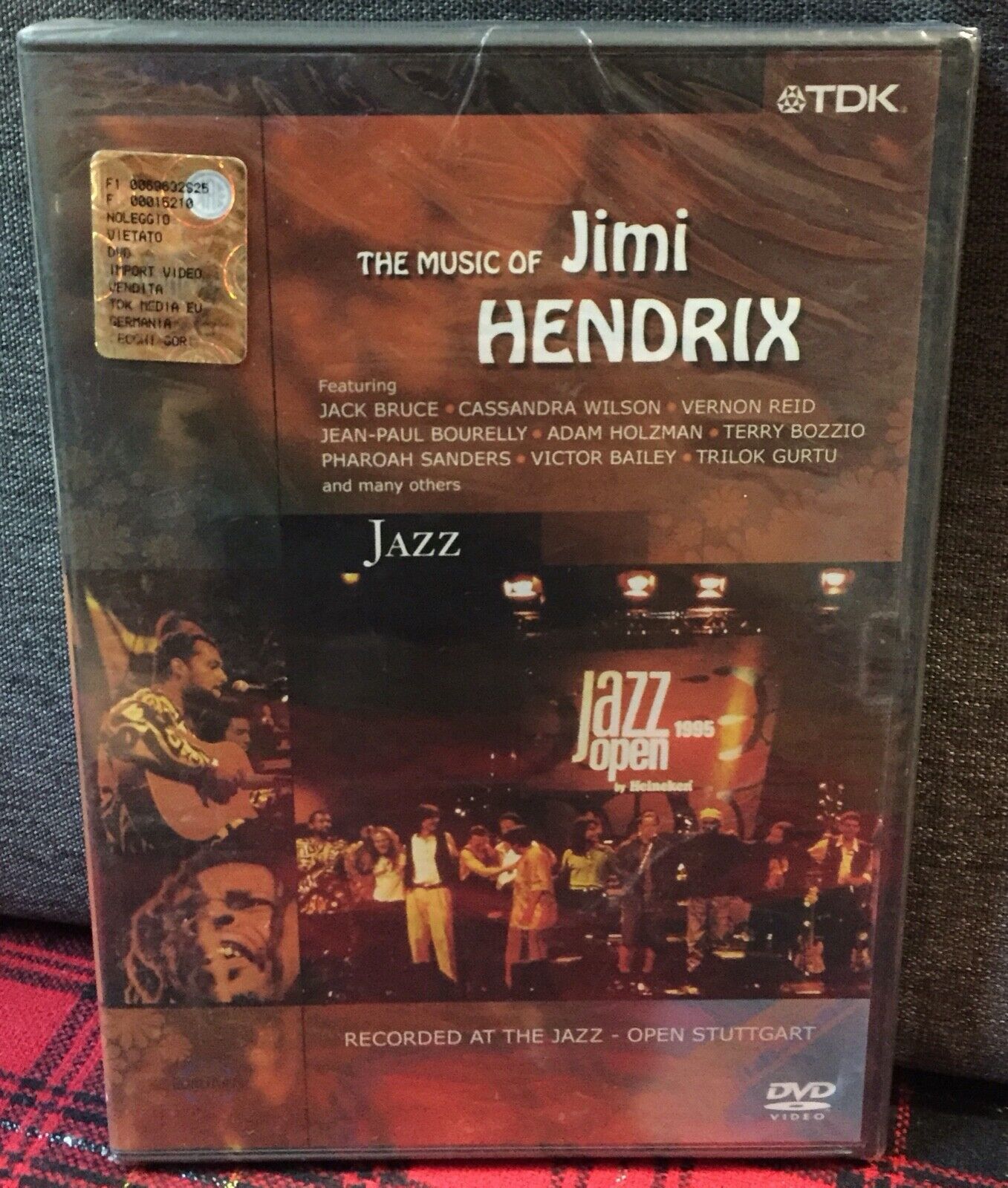 The Music of Jimi Hendrix DVD Nuovo 1995 Recorded at the Jazz Open Stuttgart N