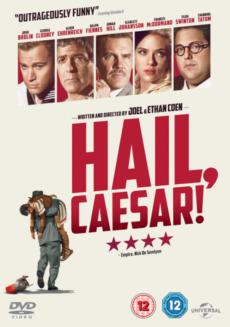 Hail, Caesar! (DVD) Jonah Hill David Krumholtz Channing Tatum Alden Ehrenreich