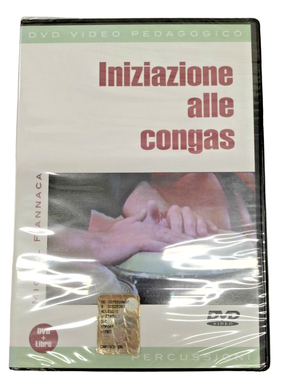 Iniziazione alle Congas Videocorso e libro Miguel Fiannaca Percussioni Italiano