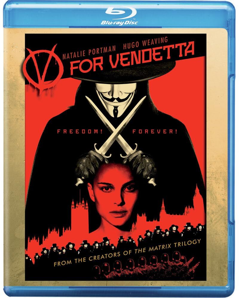 V for Vendetta (Blu-ray) Natalie Portman Hugo Weaving Stephen Rea