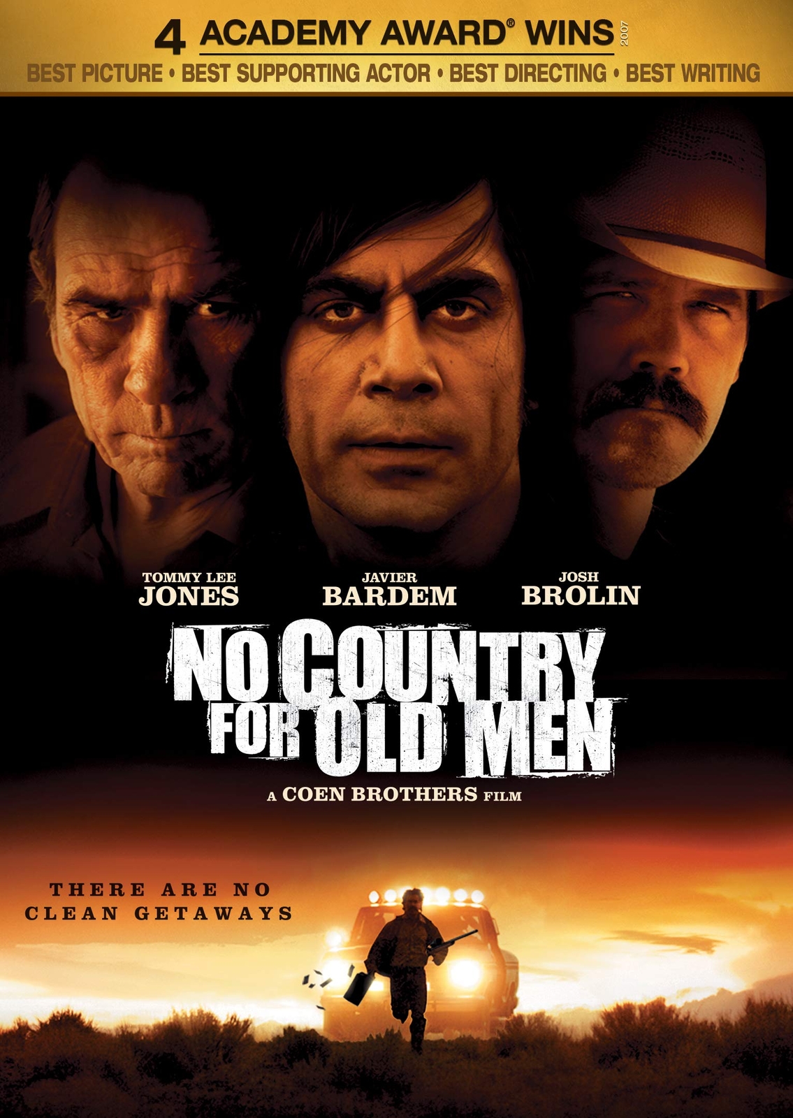 No Country For Old Men (DVD) Tommy Lee Jones Javier Bardem Josh Brolin