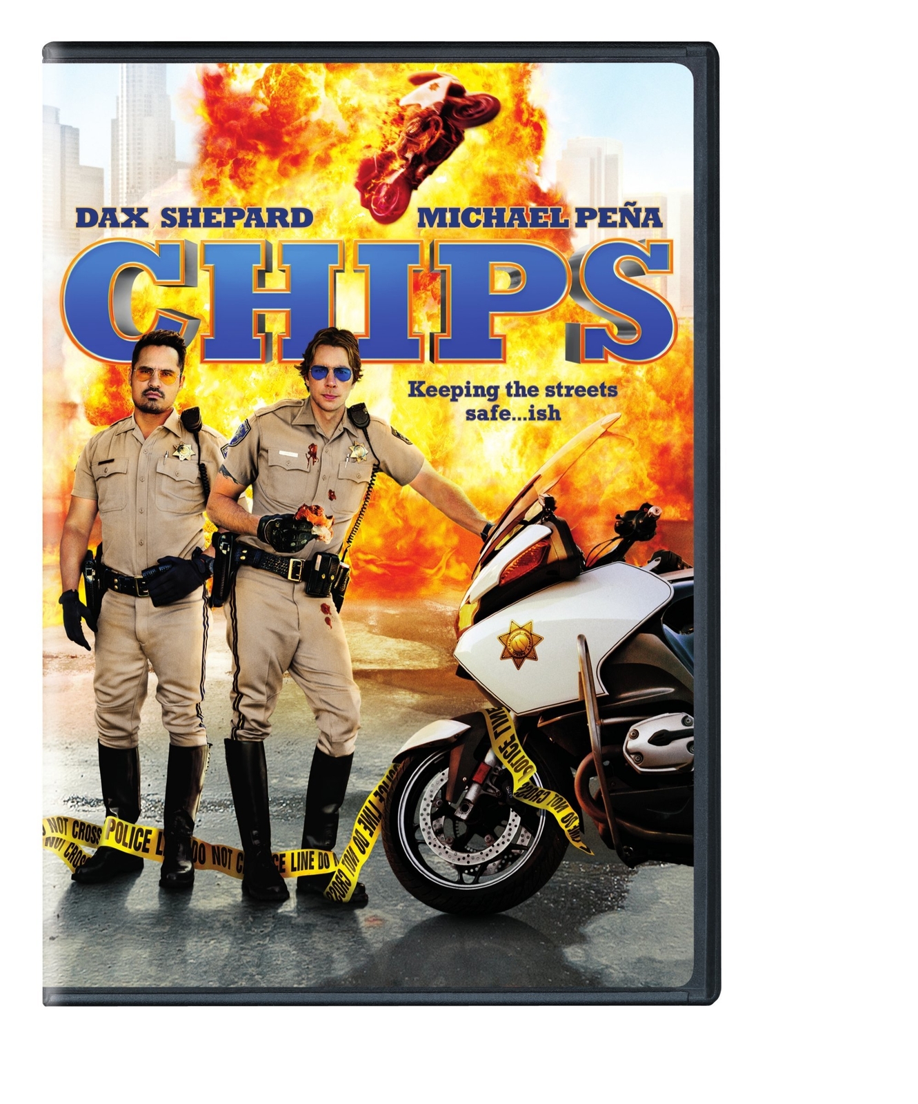 Chips (DVD) Dax Shepard Michael Peña Rosa Salazar Adam Brody Vincent D'Onofrio