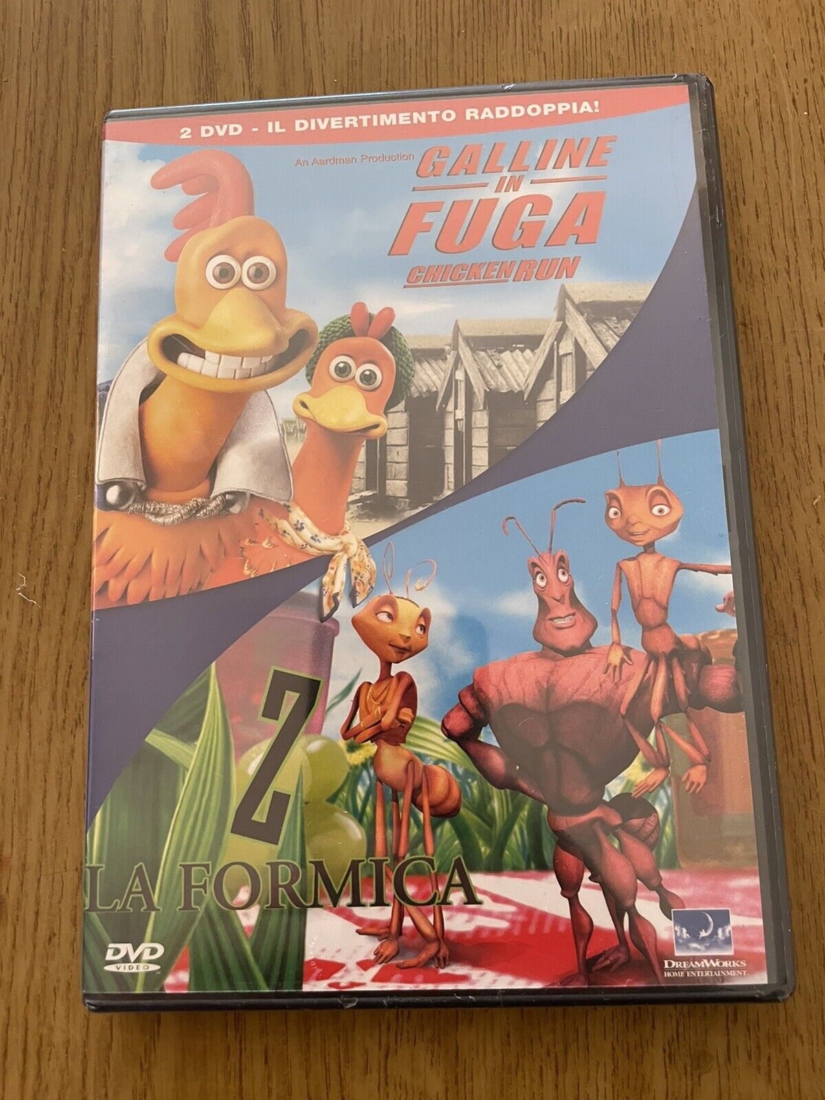 Galline in fuga + Z la formica Peter Lord / Eric Darnell DVD Nuovo E Sigillato