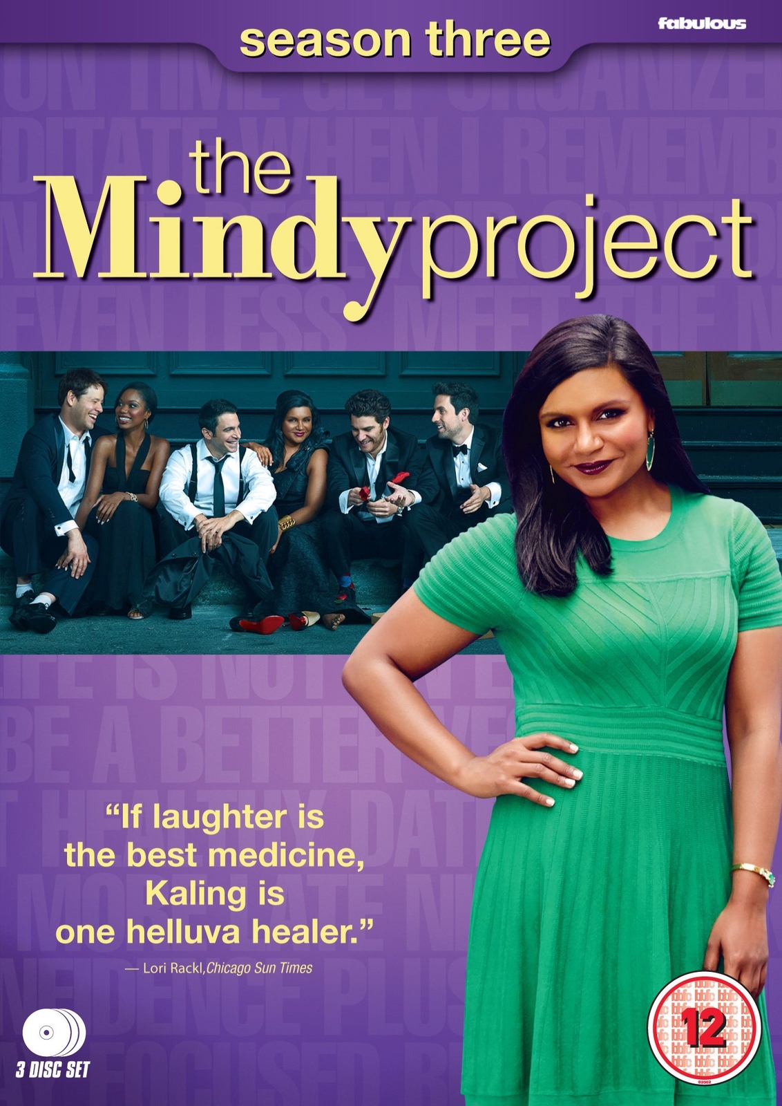 The Mindy Project: Season 3 (DVD) Mindy Kaling Ike Barinholtz Ed Weeks