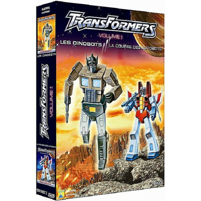 Transformers Volume 1 La Corsa Des Autobots Le Dinobots Cofanetto DVD Nuova