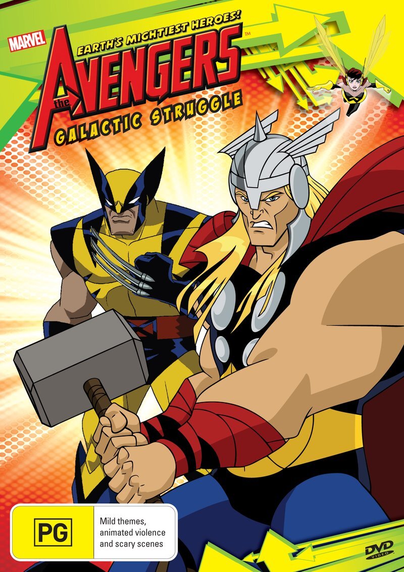 Avengers, The - Earth's Mightiest Heroes - Galactic Struggle (DVD)