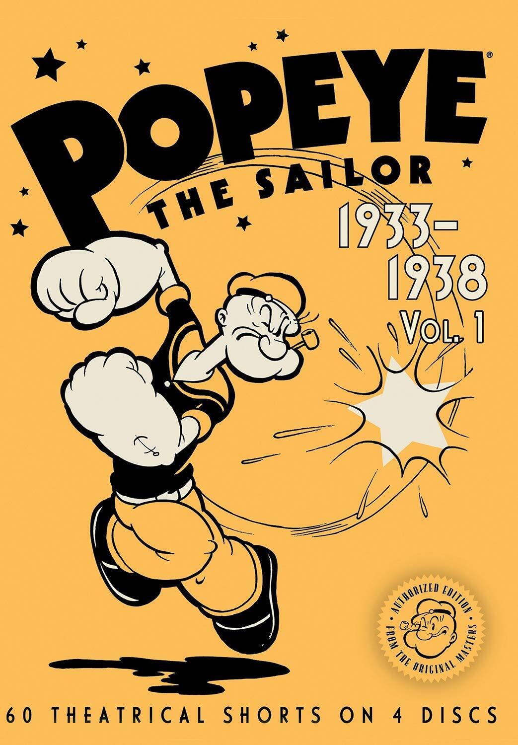 Popeye The Sailor: 1933-1938 Vol. 1 (DVD)