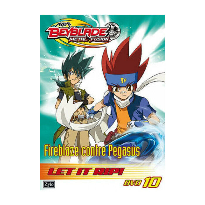 Beyblade Volume 10 Fireblaze Contro Pegasus DVD Nuova