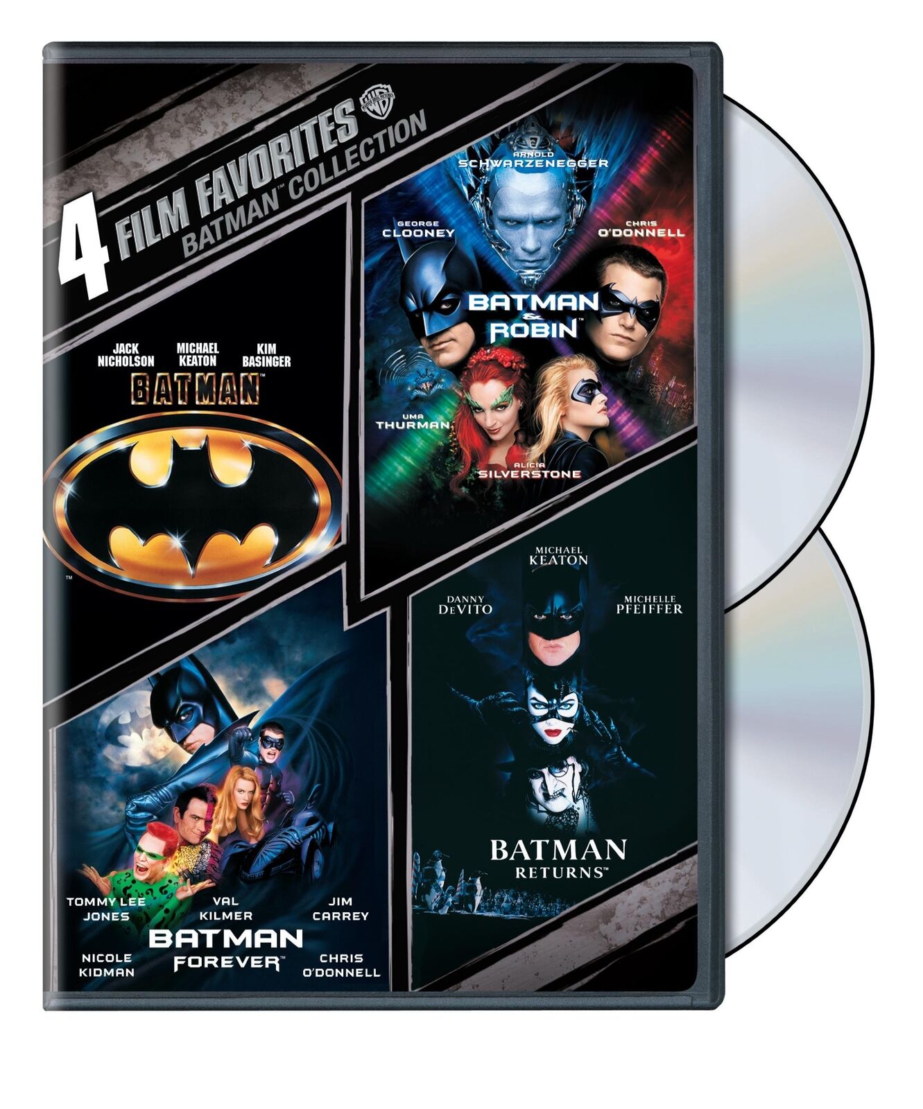 4 Film Favorites: Batman Collection (Batman / Batman Forever / Batman and  (DVD)
