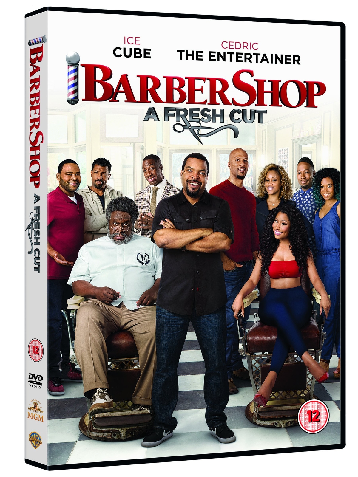 BARBERSHOP 3 (DVD/S) (DVD) Ice Cube Cedric the Entertainer Nicki Minaj Eve