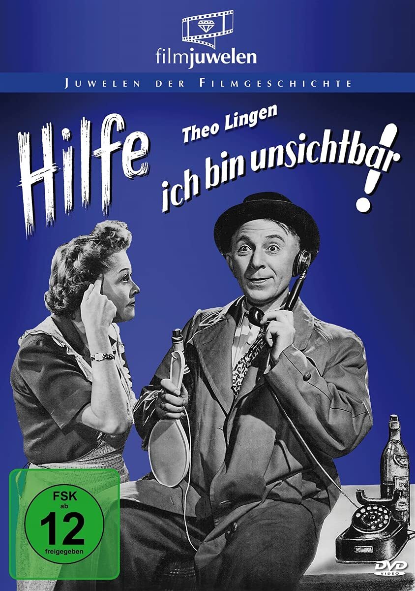 Hilfe ich bin unsichtbar! (DVD) Theo Lingen Inge Landgut Grethe Weiser