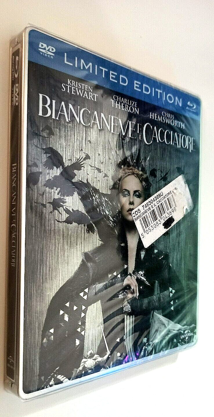 BIANCANEVE E IL CACCIATORE BLURAY STEELBOOK - NUOVO SIGILLATO