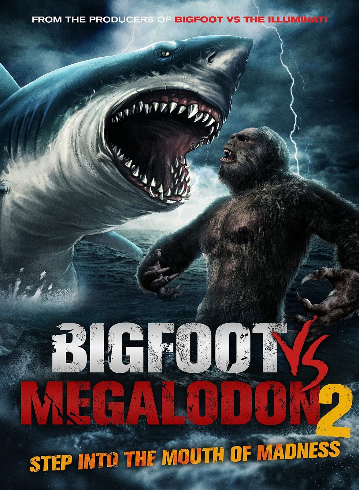 Bigfoot Vs Megalodon 2 (DVD) Simon Jackson Edson Camacho Jennifer Fourteen