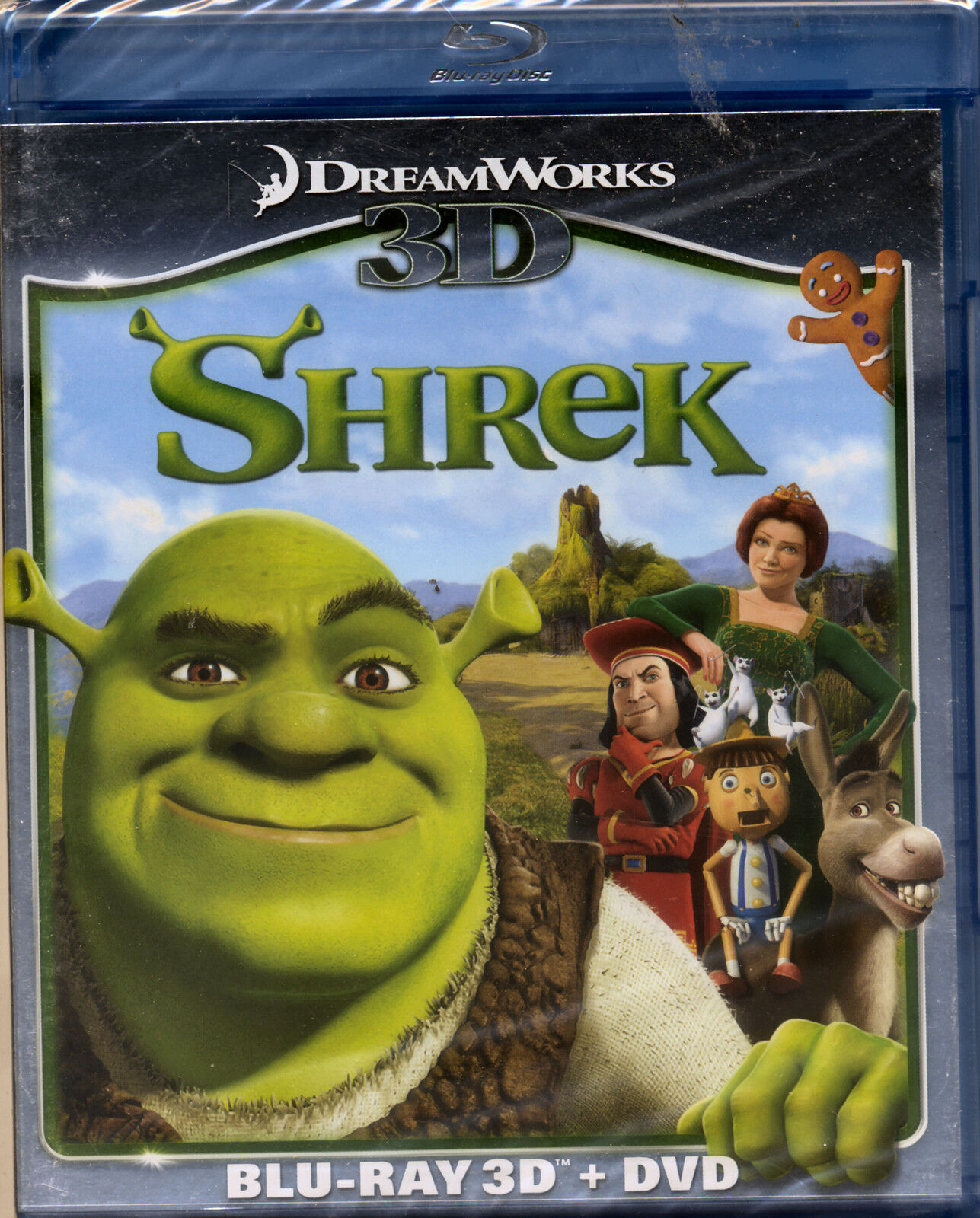 SHREK (3D) (BLU-RAY 3D+DVD) - BLU RAY NUOVO