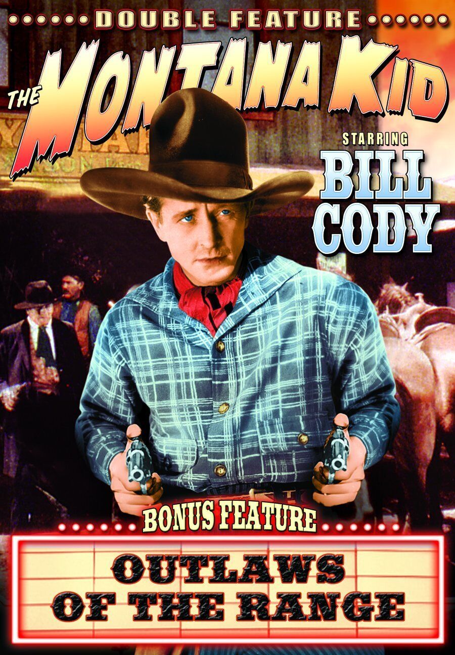 The Montana Kid/Outlaws of the Range (DVD) Cody Bill West Wally