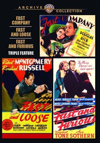 Fast Company/Fast And Loose/Fast And Furious-Triple Feature (DVD) Franchot Tone