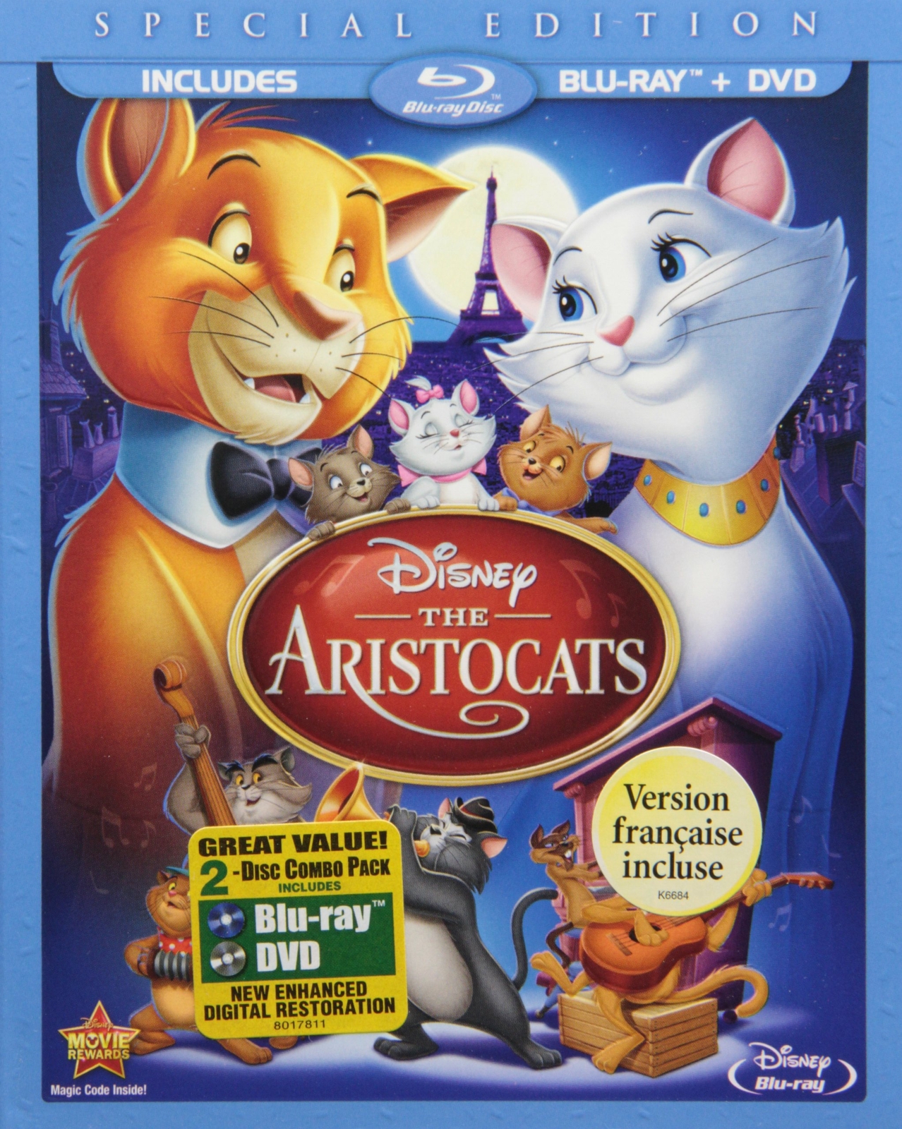 The Aristocats (Two-Disc Blu-ray/DVD Special Edition in Blu-ray Packag (Blu-ray)