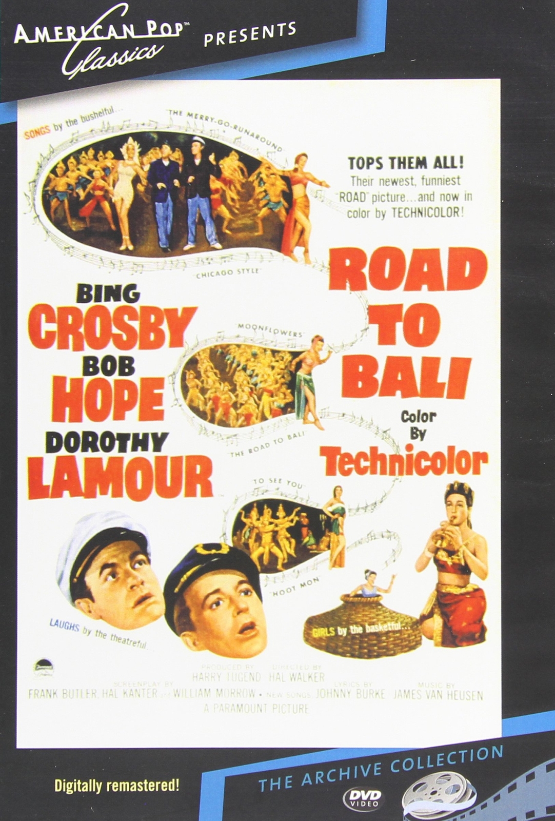 Road to Bali (DVD) Bing Crosby Bob Hope Dorothy Lamour