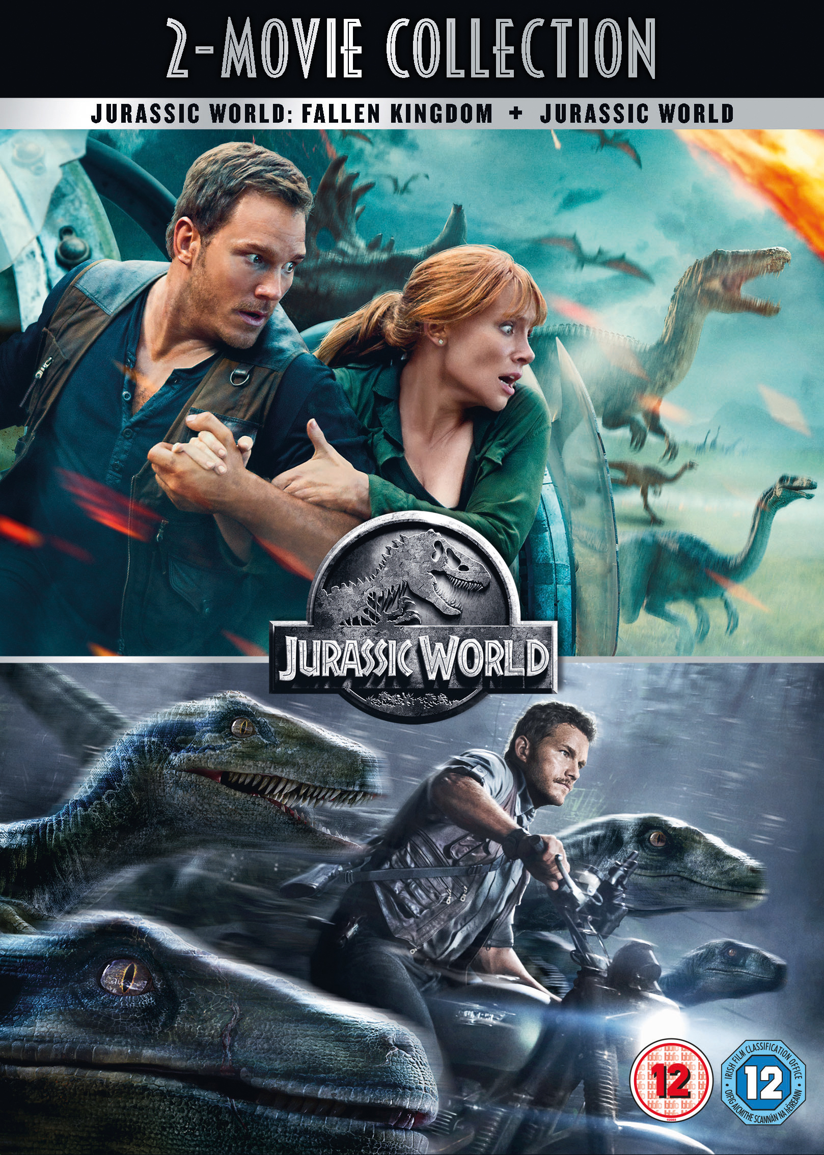 Jurassic World 2-Movie Collection (DVD) Rafe Spall Jake Johnson Ty Simpkins