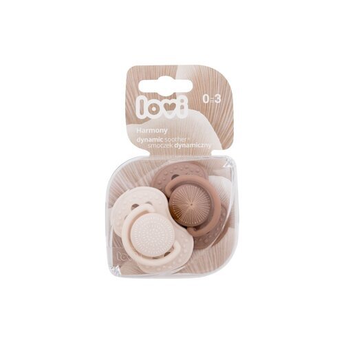 LOVI Harmony Dynamic Ciuccio Ragazza 2 ks Succhietto dinamico in silicone 0-3m d