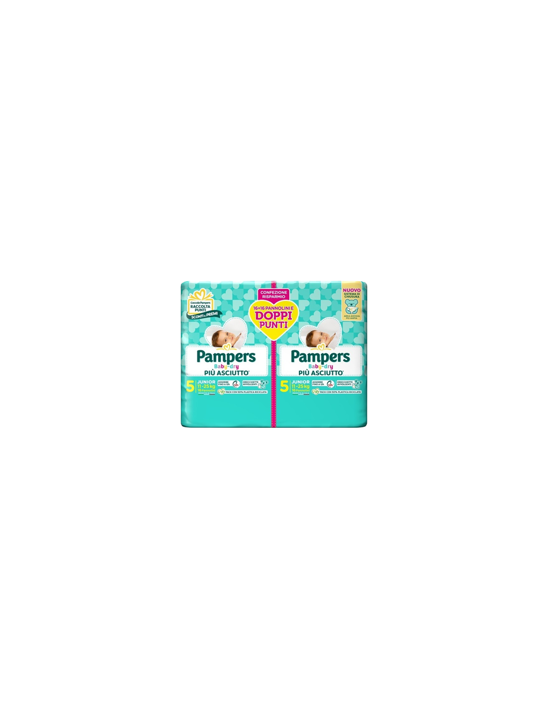 Pampers Baby Dry Tg.5 Junior 11-25kg 32pz