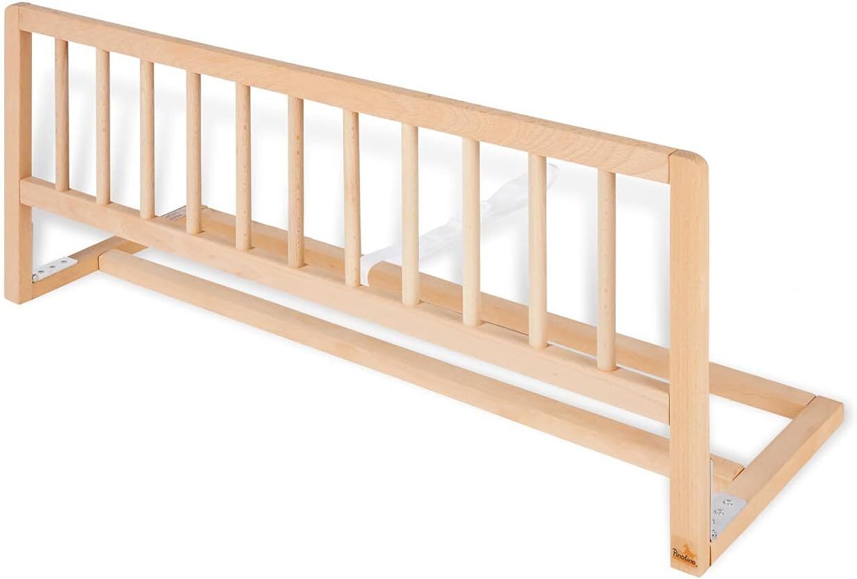 Pinolino, Sponda lettino in legno massello di faggio, Beige (Natur)