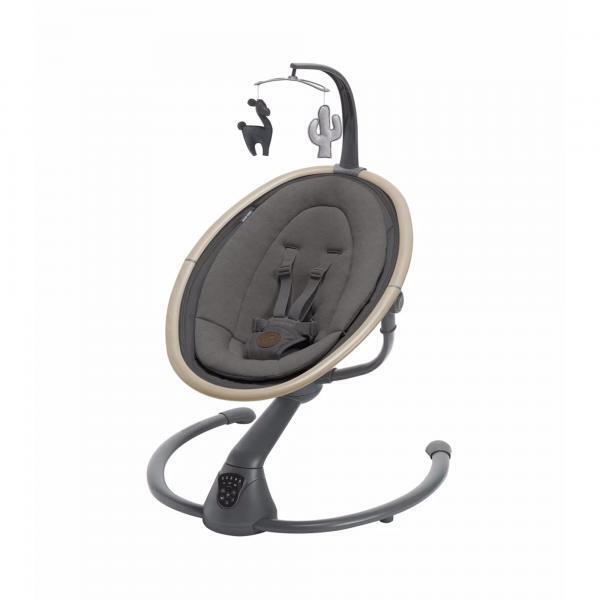 Cassia Sdraietta Neonato Elettrica 9 Kg Dondolo Altalena Graphite MAXI COSI