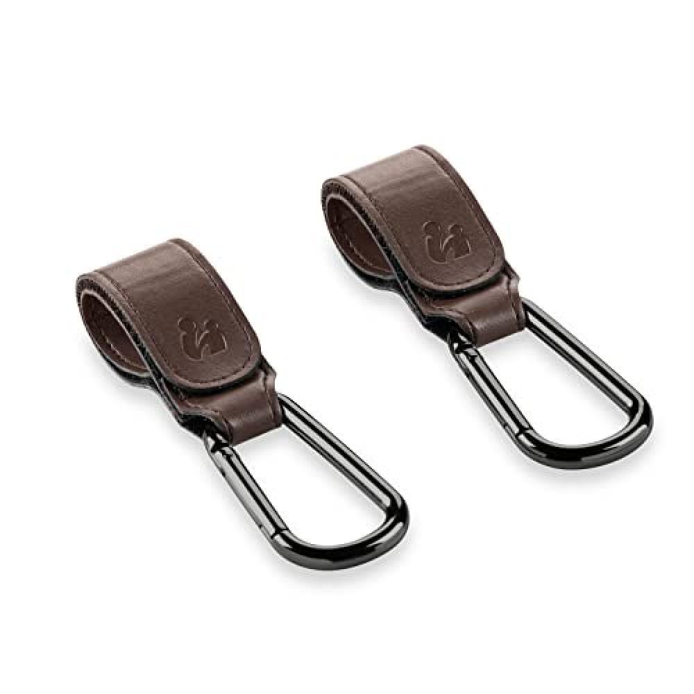 Hauck Ganci Passeggino Porta Borse - Ganci per Passeggino in Similpelle con Mosc