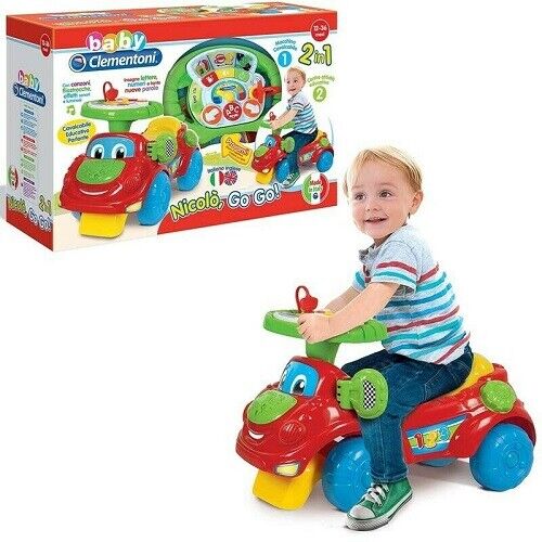 nicolo go go veicolo cavalcabile baby clementoni