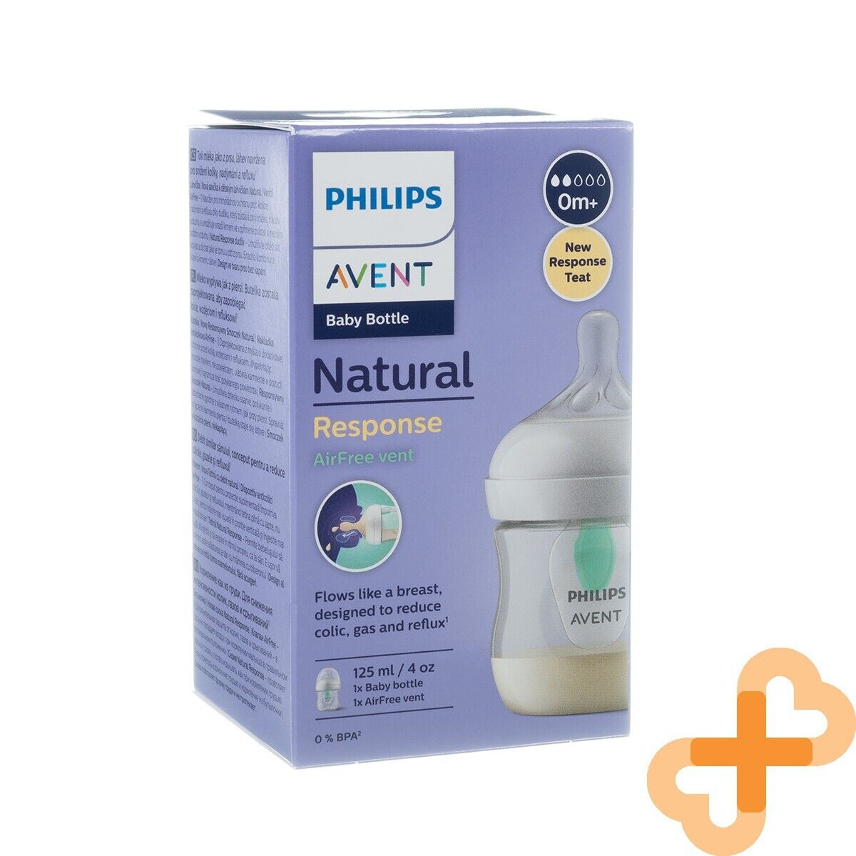 Philips AVENT Naturale Risposta Bottiglia Con Ulteriori Airfree Valvola 125 ML