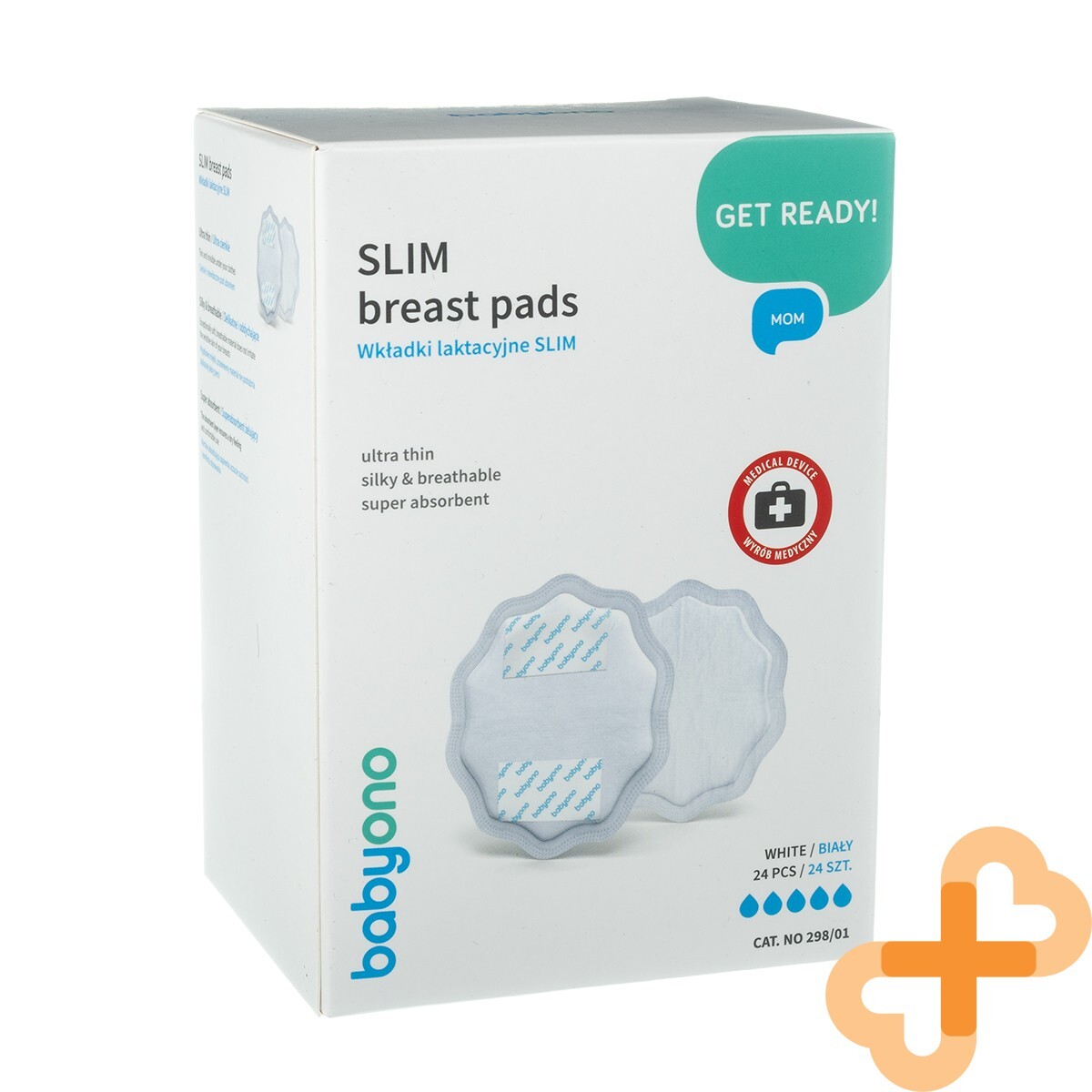 Babyono Premium Seno Pastiglie 24 Pz. Setosa Traspirante Super Assorbente