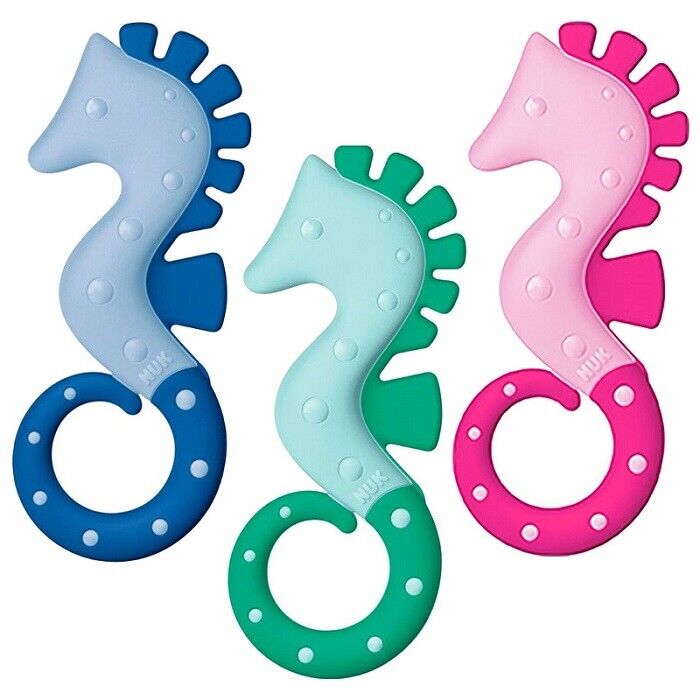Nuk Massaggiagengive Cavalluccio Anello Dentizione colori assortiti