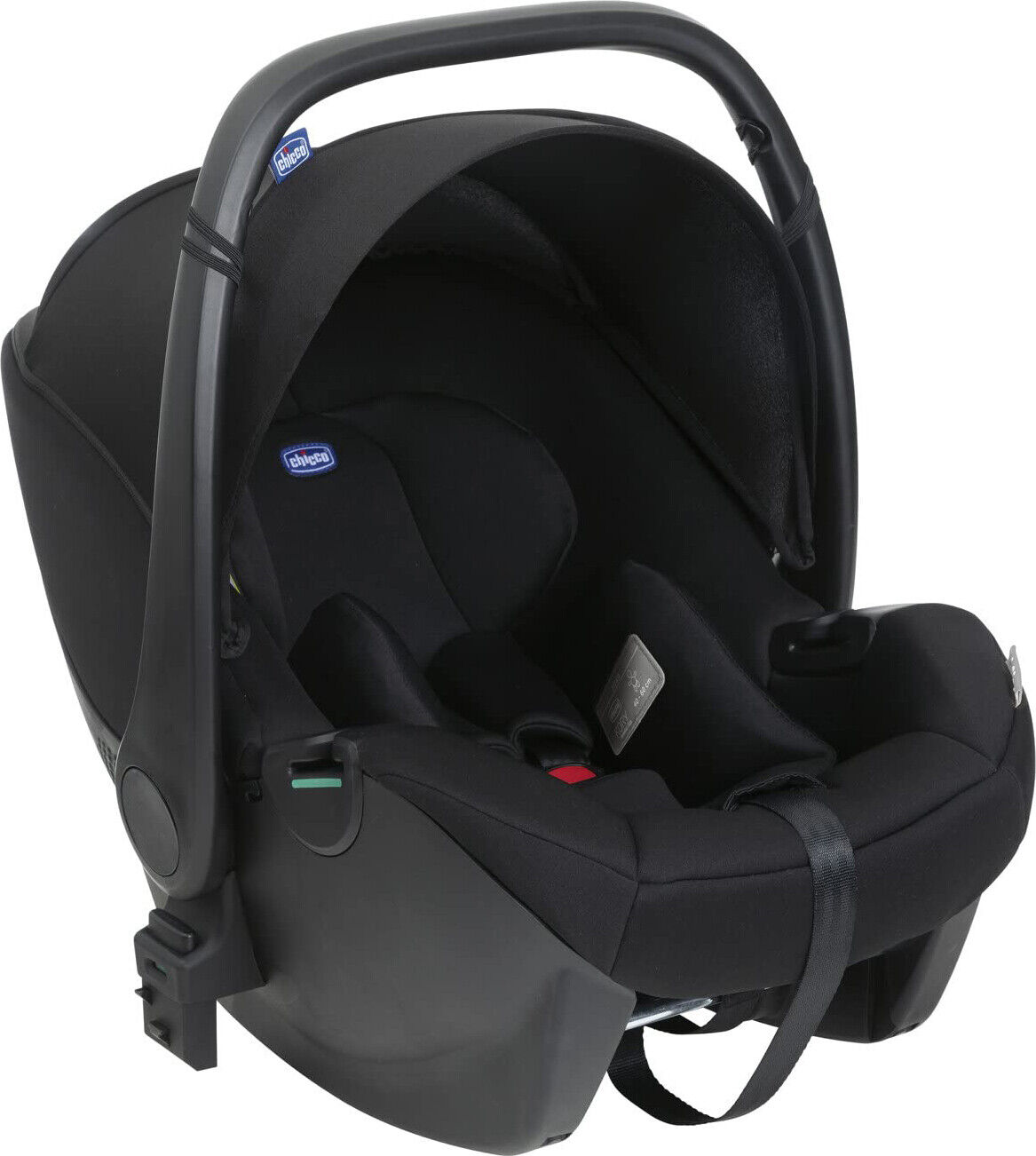 CHICCO Seggiolino Auto 0-13 Kg Isofix 0-15 Mesi 40-80 cm col. Nero i-Size