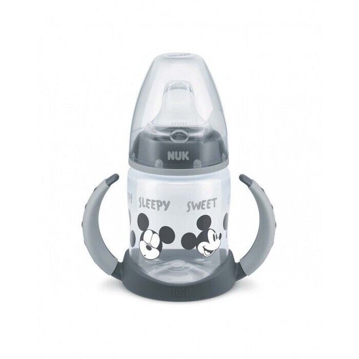 Nuk Biberon Tazza Mickey Topolino Silicone Confezione da 150ml