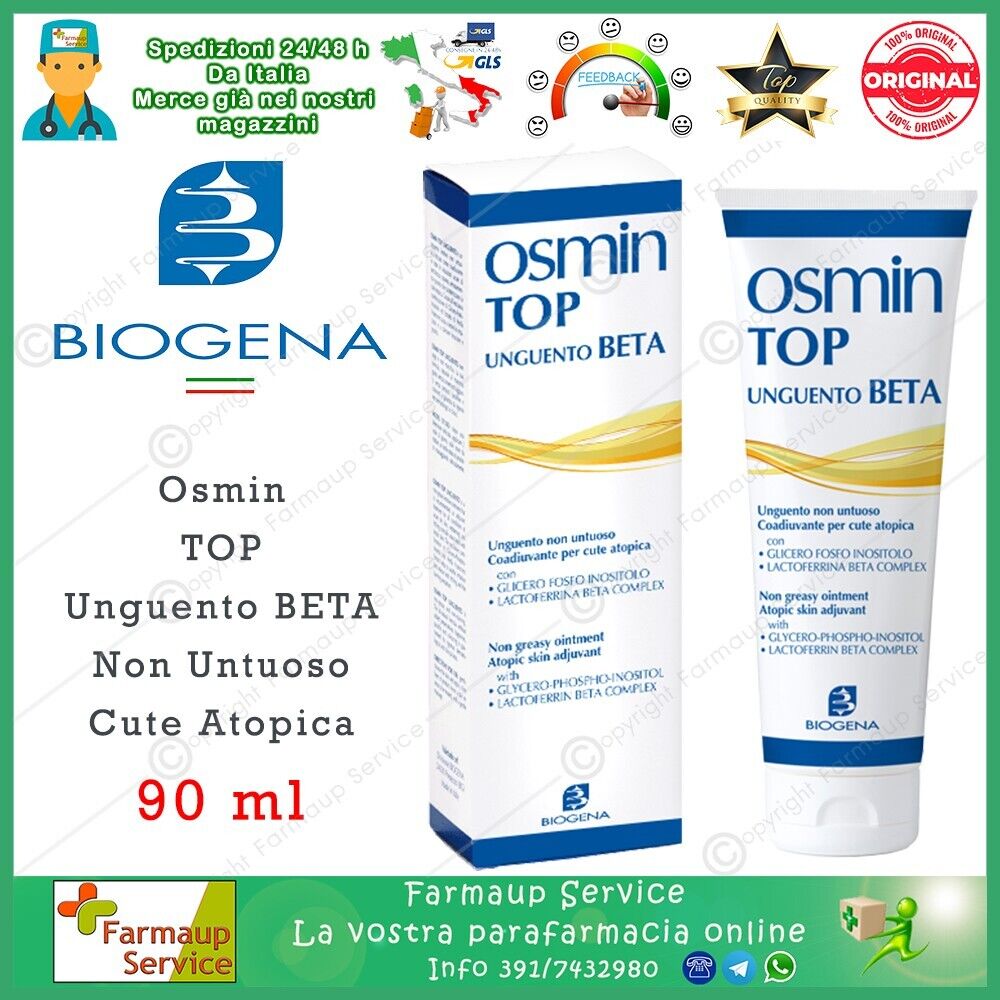 Osmin Top Unguento Non Untuoso Coadiuvante Per Cute Atopica 90 ml