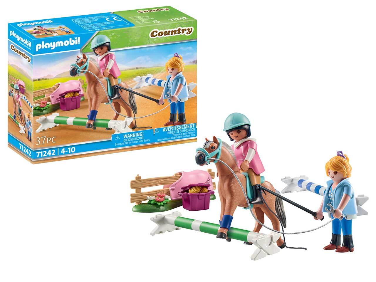 856133 PLAYMOBIL COUNTRY LEZIONE DI EQUI 71242