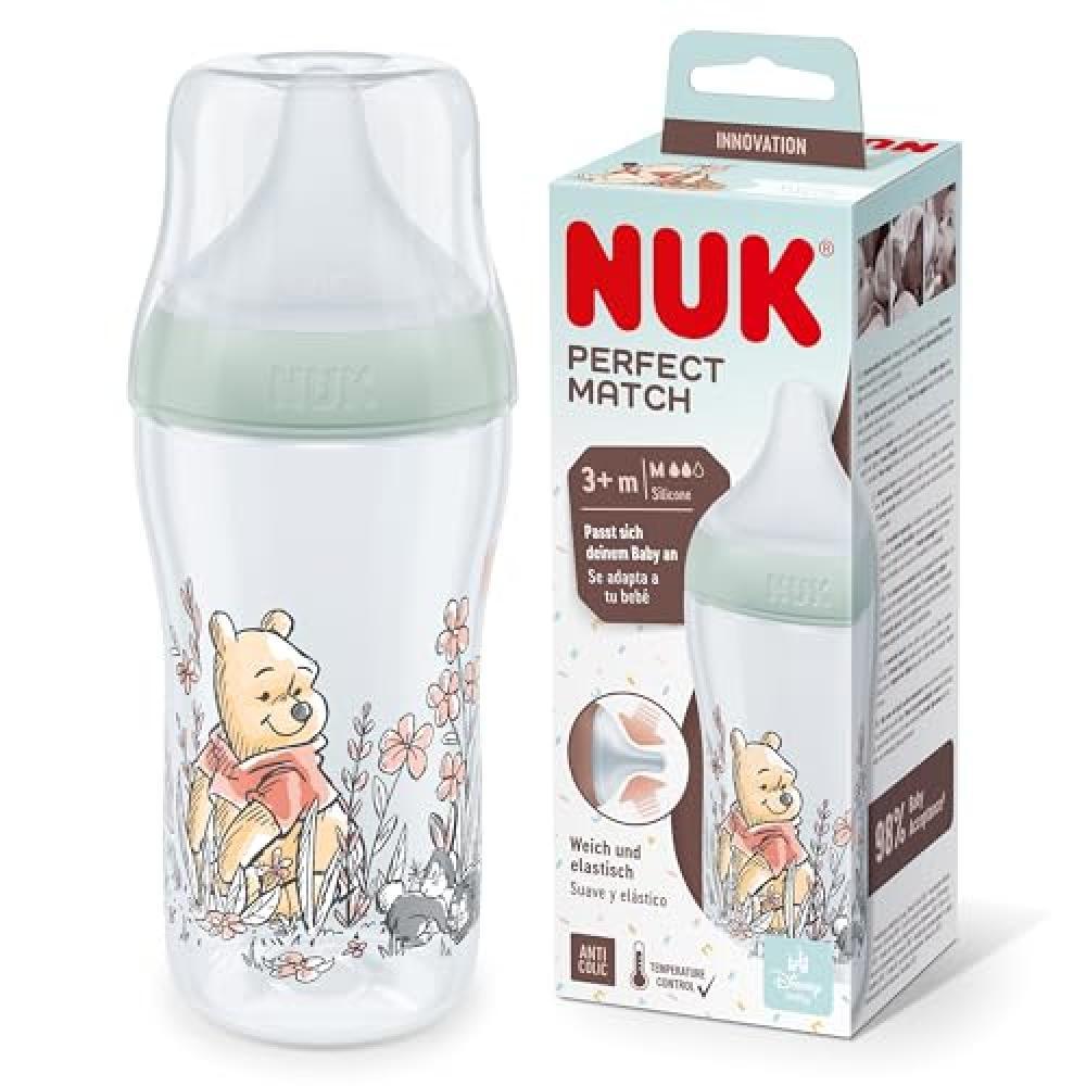 (TG. 1 x biberon standard) NUK biberon Perfect Match | 3+ mesi | Si adatta al pa