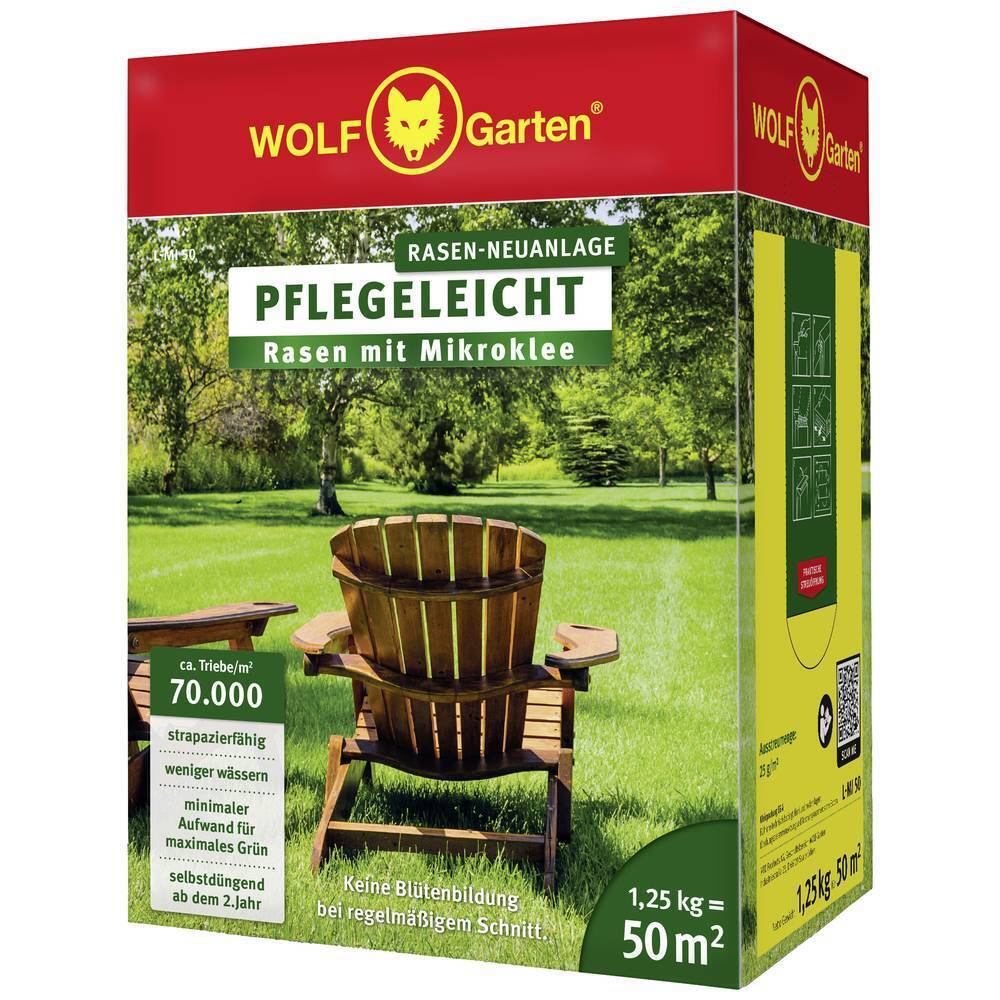 WOLF-Garten 76AH1001650 Prato Wolf-Garten con microclee L-MI 50 1.25 kg