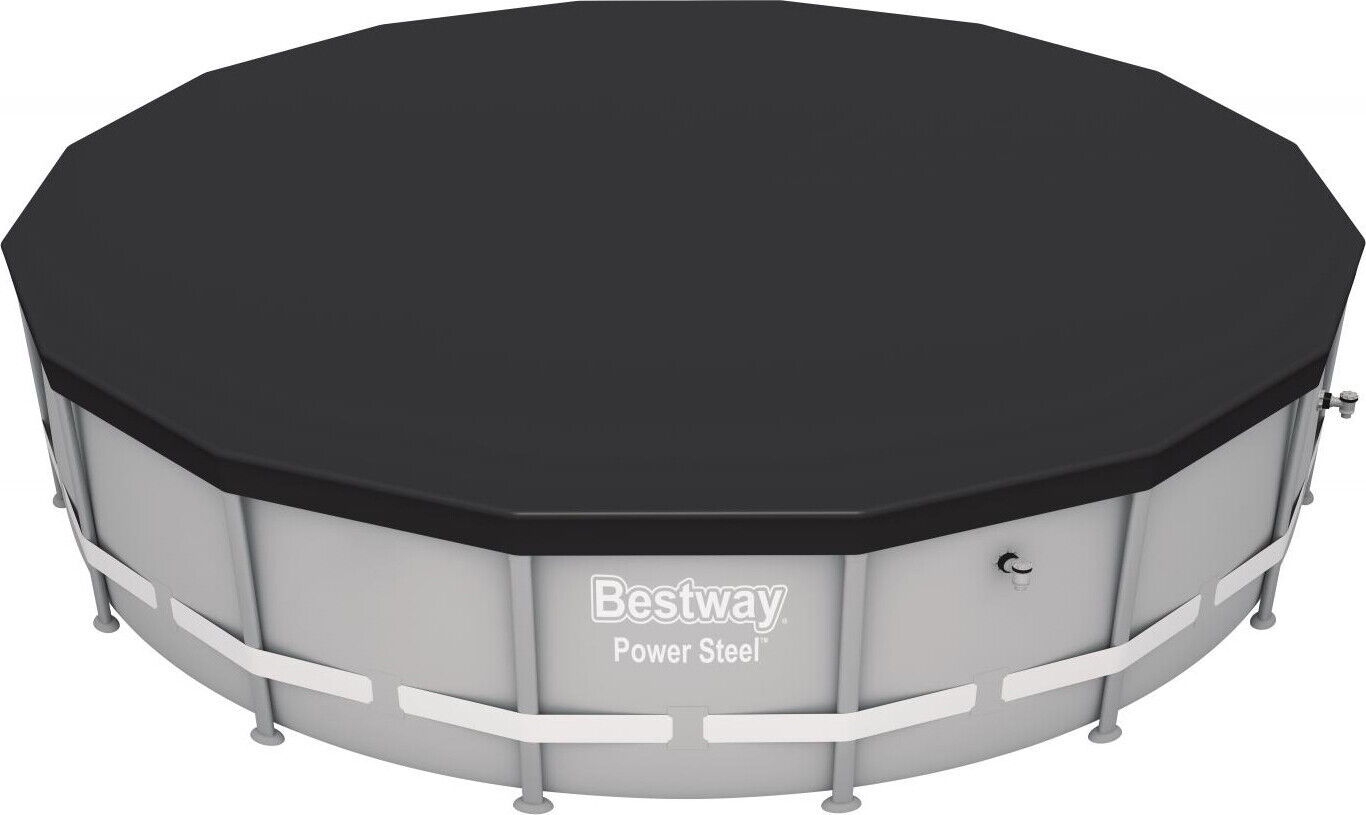 Bestway Telo di copertura per piscina fuori terra rotonda 488 cm 58249
