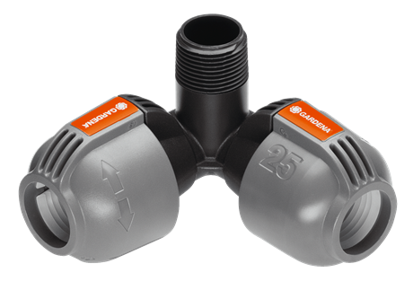 Raccordo a L per angoli maschio da 3/4" GARDENA 2783-20